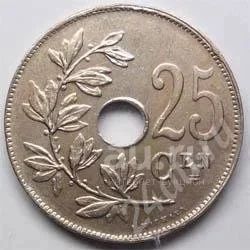 Лот: 18849454. Фото: 1. Бельгия. 25 сантим 1925г. Европа
