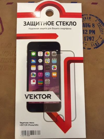 Лот: 8027555. Фото: 1. Защитное стекло Vektor лицевое... Защитные стёкла, защитные плёнки
