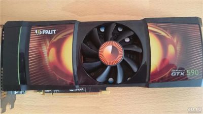 Лот: 12079497. Фото: 1. GTX 590 3 гига 790 шина. Видеокарты