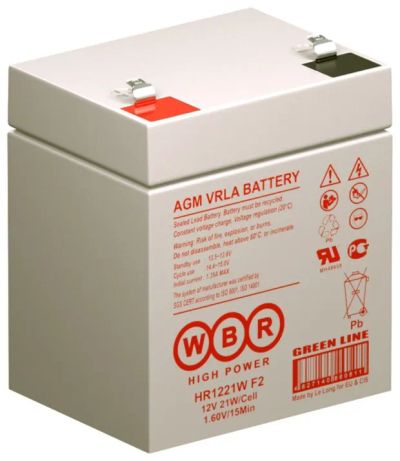 Лот: 20036455. Фото: 1. Аккумулятор WBR HR1221W 12V,4... ИБП, аккумуляторы для ИБП