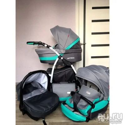 Лот: 15602284. Фото: 1. Коляска 3 в 1 Verdi optima состояние... Коляски