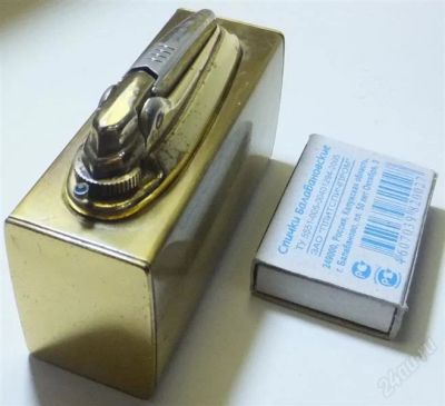 Лот: 2257236. Фото: 1. Настольная зажигалка RONSON Varaflame... Предметы интерьера и быта
