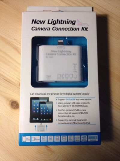 Лот: 6941470. Фото: 1. Переходник Apple Lightning-USB... Дата-кабели, переходники