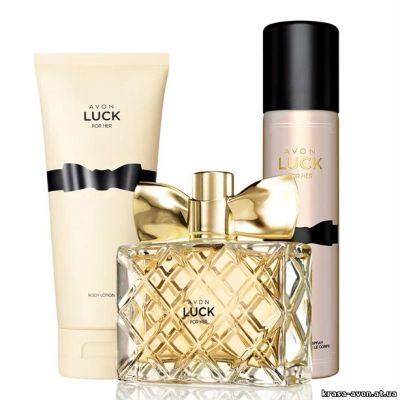 Лот: 6495228. Фото: 1. Набор "Avon Luck" из 4 элементов... Уход за телом