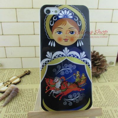 Лот: 6053347. Фото: 1. Чехол на iphone 5/5s " Матрёшка... Чехлы, бамперы