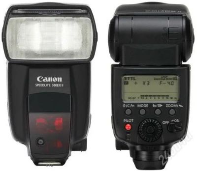 Лот: 1196811. Фото: 1. canon 580ex ii новая. Вспышки, осветители, рассеиватели