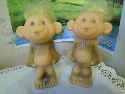 Лот: 8990863. Фото: 1. обезьянки резиновые 16 см (цена... Куклы и аксессуары