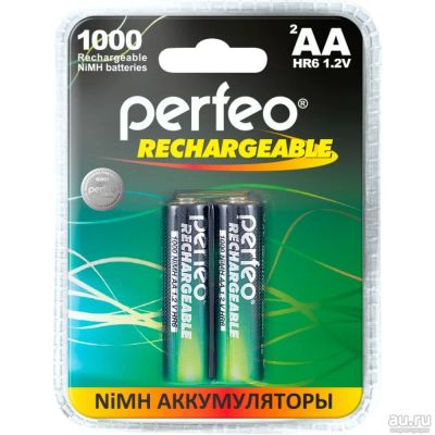 Лот: 18569853. Фото: 1. Аккумулятор Perfeo R6 2000mAh... Батарейки, аккумуляторы, элементы питания