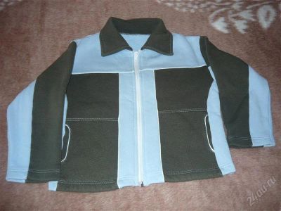 Лот: 2003023. Фото: 1. Кофта хб на замке с начесом. Свитера, худи, толстовки