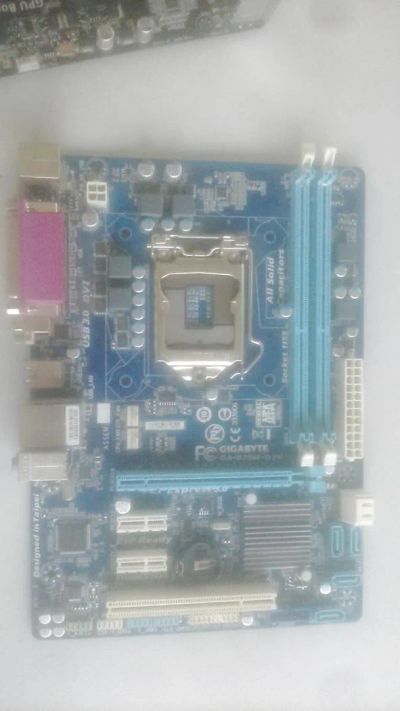 Лот: 10460854. Фото: 1. GigaByte GA-B75M-D3V. Материнские платы