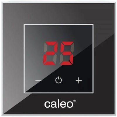 Лот: 17517279. Фото: 1. Терморегулятор Caleo Nova черный. Тёплый пол