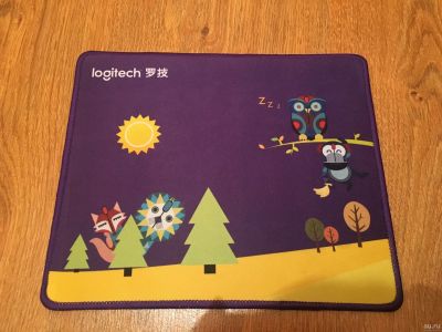 Лот: 12739835. Фото: 1. Коврик для мыши Logitech с принтом. Коврики