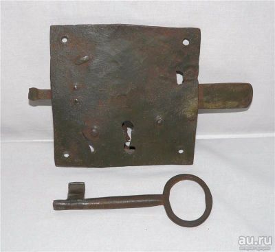 Лот: 11192607. Фото: 1. Замок старинный (K366). Другое (антиквариат)