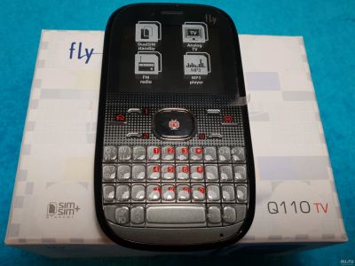 Лот: 13000465. Фото: 1. Новый FLY Q110 TV. Кнопочные мобильные телефоны