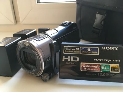 Лот: 13996662. Фото: 1. Видеокамера Sony HDR-CX550E. Видеокамеры