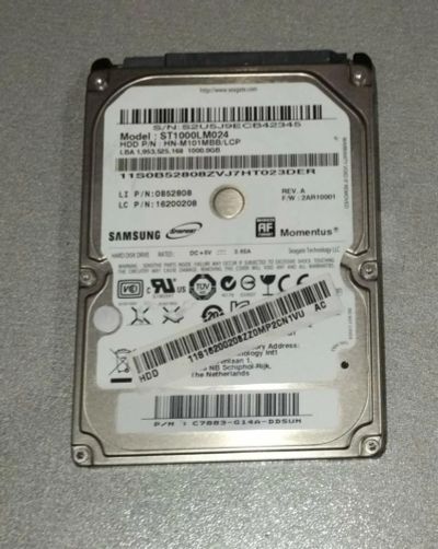 Лот: 10657454. Фото: 1. seagate st1000lm024. Жёсткие диски (HDD)