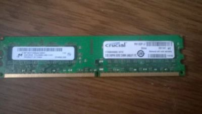 Лот: 7026433. Фото: 1. Crucial DDR2 800 МГц 2 GB CT25664AA800. Оперативная память