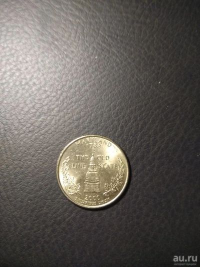 Лот: 10127910. Фото: 1. США 25 центов (квотер) 2000. Мэриленд... Америка