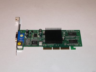 Лот: 17128772. Фото: 1. AGP 64Mb Sparkle SP7100M4SE GeForce... Видеокарты