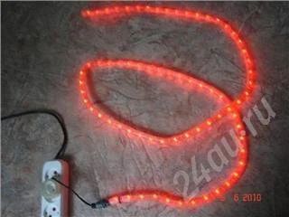 Лот: 368290. Фото: 1. Продам ленту светящуюся от 220V... Другое освещение