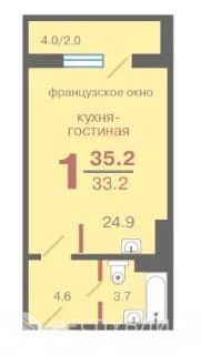 Лот: 19156064. Фото: 1. Продажа Квартира Красноярск, Апрельская... Квартиры, студии