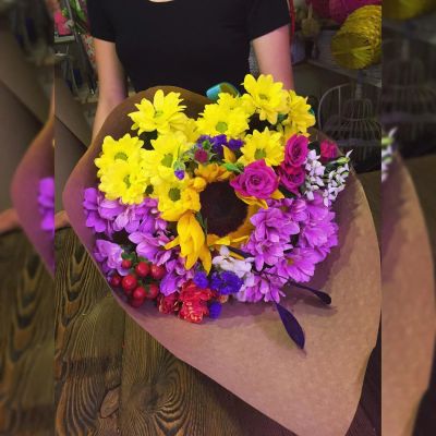 Лот: 7272215. Фото: 1. Сборный букет. Цветы на Щорса... Свежие цветы