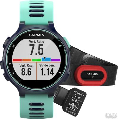 Лот: 15388517. Фото: 1. Garmin Forerunner 735XT Синие... Оригинальные наручные часы