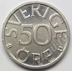 Лот: 203344. Фото: 1. Швеция. 50 оре 1978г. Европа