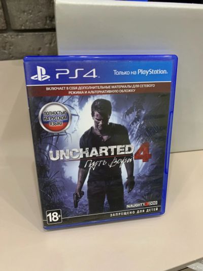 Лот: 18317493. Фото: 1. Uncharted 4: Путь Вора. Диск для... Игры для консолей