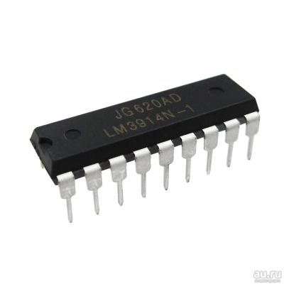 Лот: 15952154. Фото: 1. LM3914 LM3914N-1 LM3914N DIP18. Микросхемы