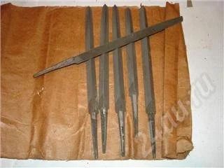 Лот: 347423. Фото: 1. напильник трехгранник. Ручной инструмент