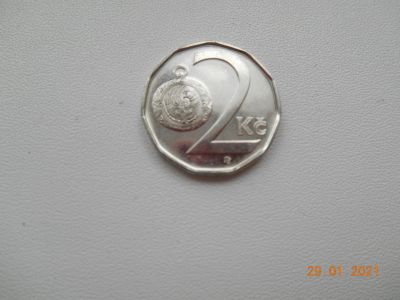 Лот: 17146596. Фото: 1. Монета Чехии 2 кроны. Европа