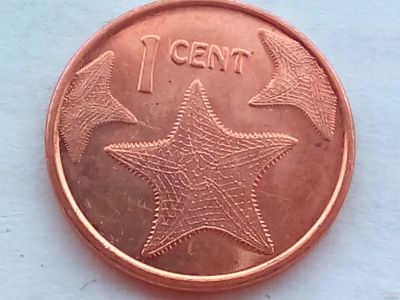 Лот: 16948490. Фото: 1. Монета Багамских островов 1 цент... Америка