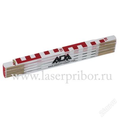 Лот: 2787487. Фото: 1. Рейка складная (метр) ADA с E-шкалой... Ручной инструмент