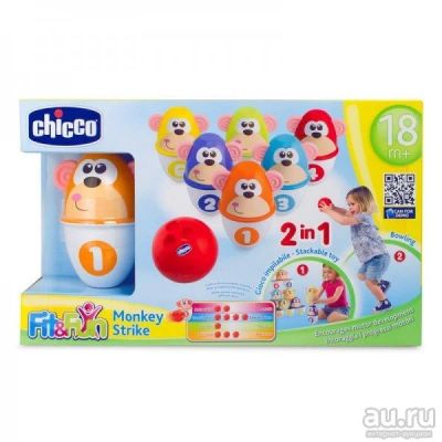 Лот: 8539505. Фото: 1. Новый. Боулинг Chicco Fit&Fun. Развивающие