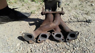 Лот: 7835308. Фото: 1. Выпускной коллектор Nissan primera... Выхлопная система