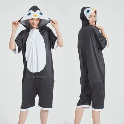 Лот: 20280700. Фото: 1. Летняя Пижама-кигуруми пингвин... Одежда для дома
