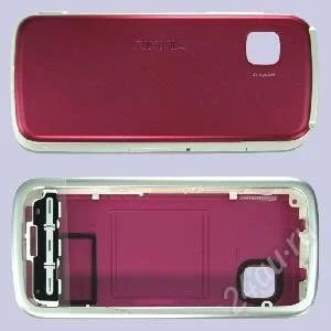 Лот: 2381576. Фото: 1. Корпус Nokia 5230 Розовый Бесплатная... Корпуса, клавиатуры, кнопки