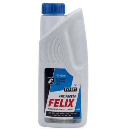 Лот: 16267296. Фото: 1. Антифриз Felix Expert G11 Синий... Масла, жидкости