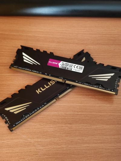 Лот: 25577649. Фото: 1. Kllisre 16Gb(2*8Gb) DDR4 3200Mhz. Оперативная память