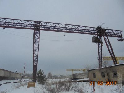Лот: 10930273. Фото: 1. Козлового кран КСК32-32. Строительное
