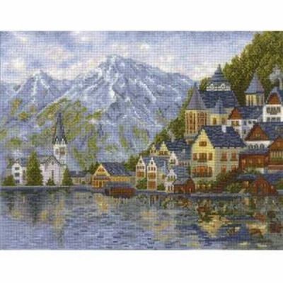 Лот: 5266754. Фото: 1. Женевское озеро. Набор для вышивки... Вышивание