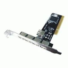 Лот: 6677684. Фото: 1. контроллер PCI to USB 2.0 4+1P... Платы расширения, контроллеры, доп. порты