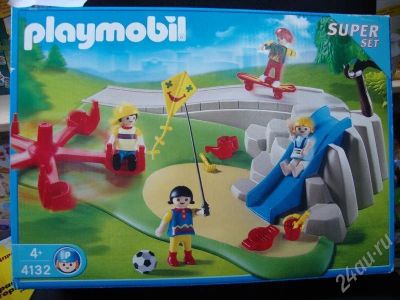 Лот: 444135. Фото: 1. PLAYMOBIL Супернабор Детская площадка. Конструкторы