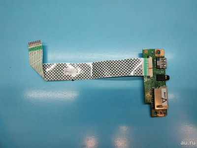 Лот: 16536881. Фото: 1. Б/У плата с разъемами USB, Audio... Платы расширения, контроллеры, доп. порты