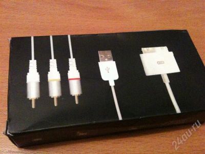 Лот: 644377. Фото: 1. iPod, iPhone AV Cabel+USB. Дата-кабели, переходники