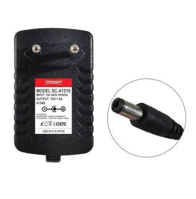 Лот: 16329855. Фото: 1. Блок питания Горизонт 12V 1,5A... Зарядные устройства, блоки питания, адаптеры сетевые для смартфонов