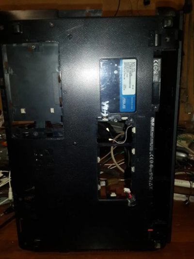 Лот: 10984277. Фото: 1. Корпус ноутбука asus a53z - (нижняя... Корпуса, блоки питания