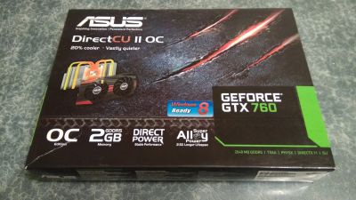 Лот: 14827332. Фото: 1. Видеокарта ASUS GeForce GTX 760... Видеокарты