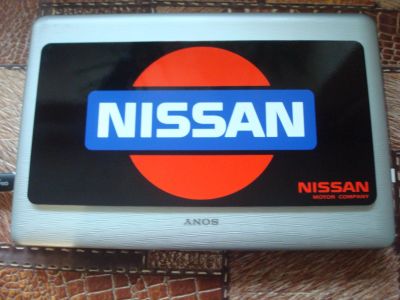 Лот: 12139080. Фото: 1. Табличка под Японский номер "Nissan... Детали тюнинга